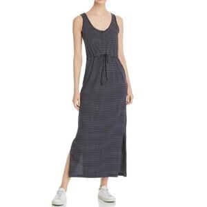 Vero Moda Navy Stripe Maxi Dress Size M